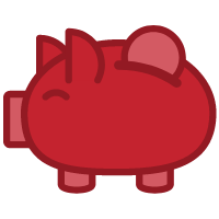 Piggy bank icon