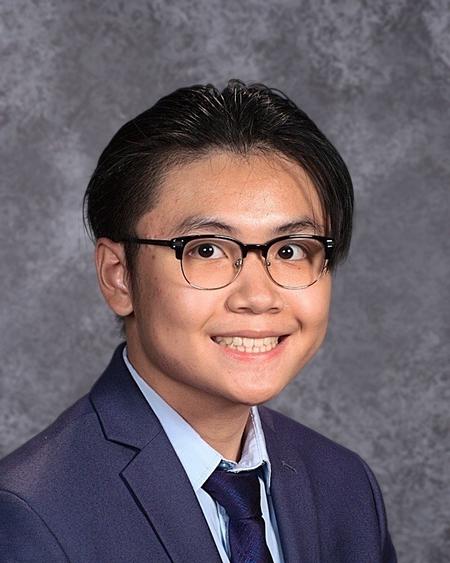 This is the senior photo for Henninger Valedictorian Brian Huynh.