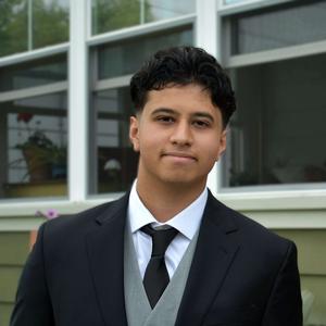 This is a photo of Henninger Valedictorian Imad.