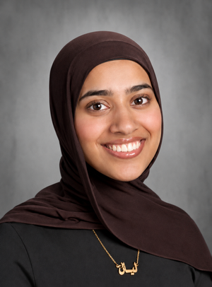 This is a photo of Nottingham Salutatorian Layal.
