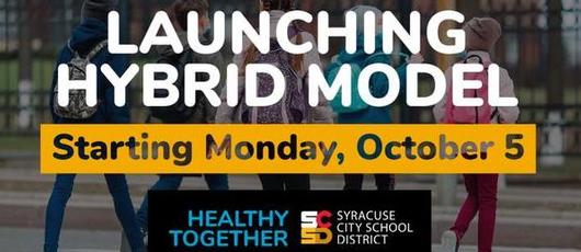 Reminder: Hybrid Instruction to Begin Monday, October 5